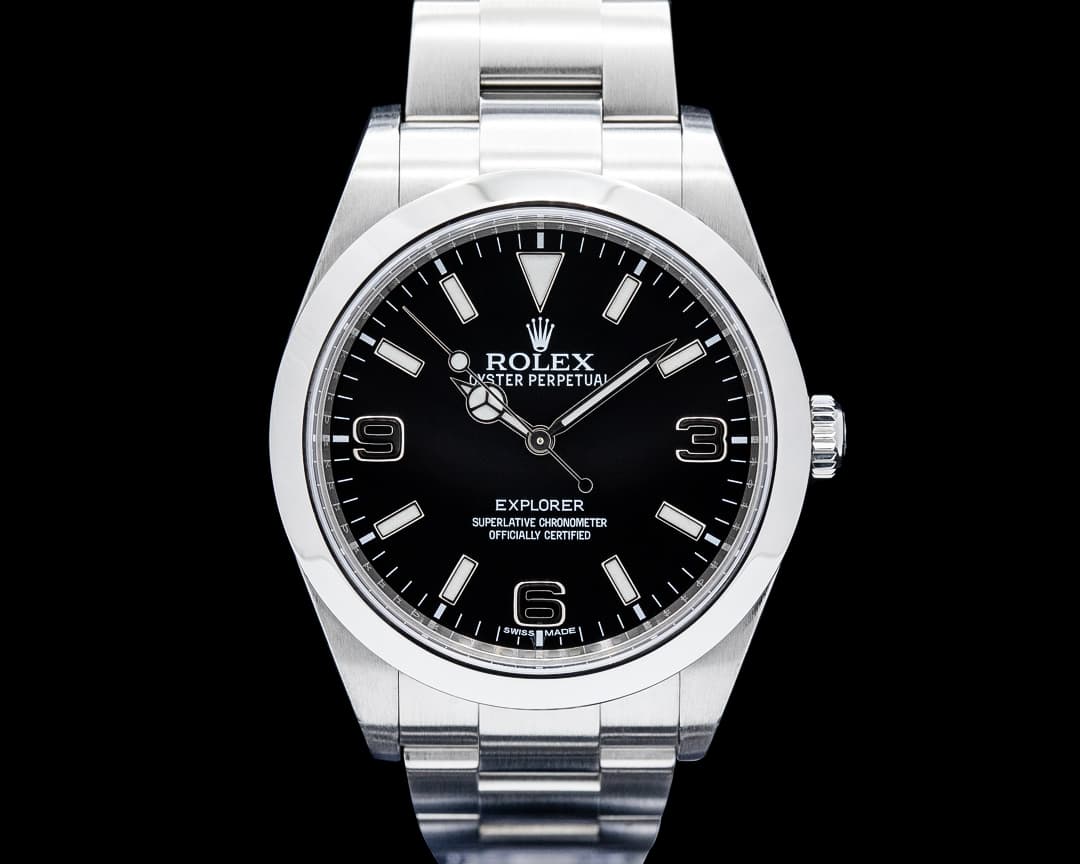 Rolex 214270 Explorer I SS Black Dial