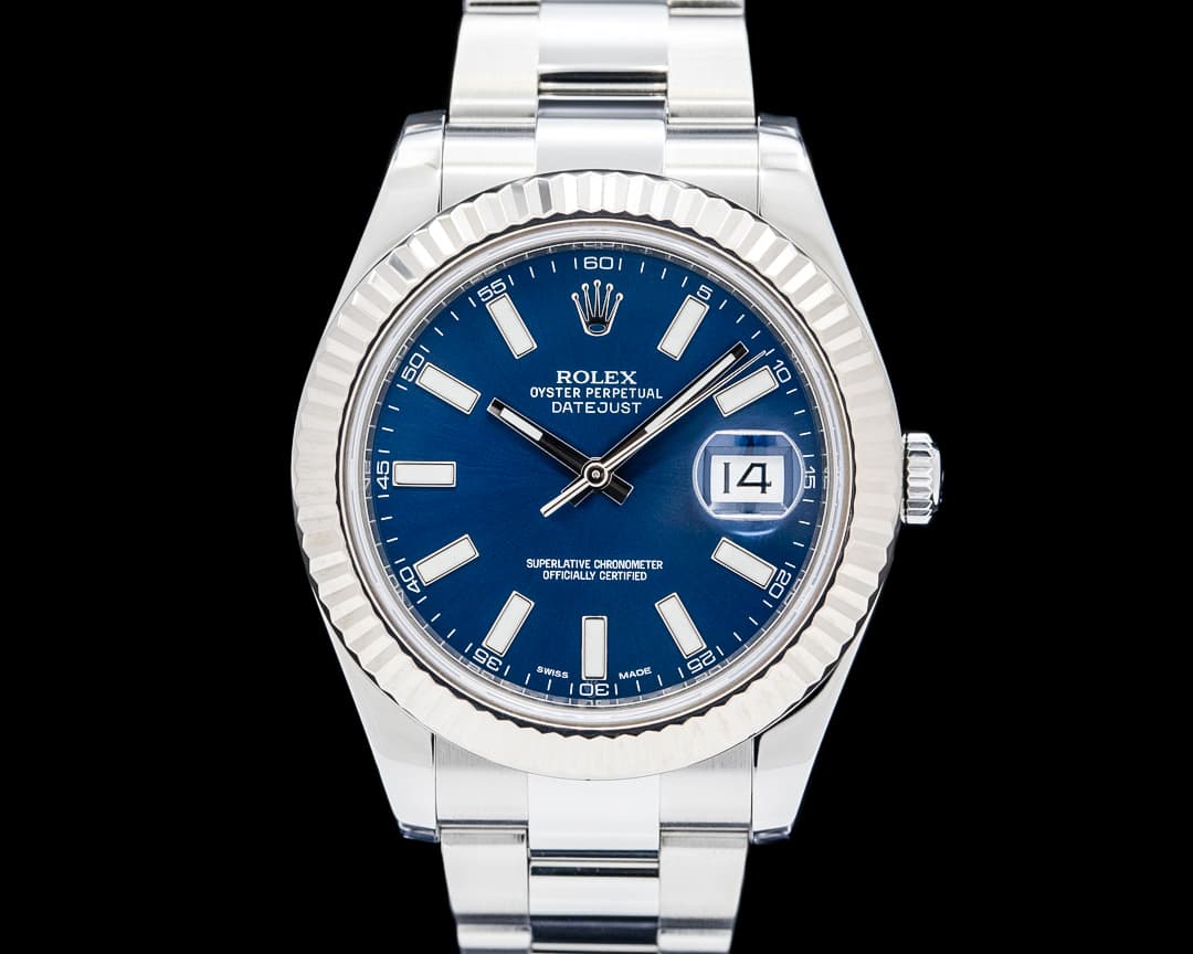 Rolex 116334 Datejust II SS Blue Dial