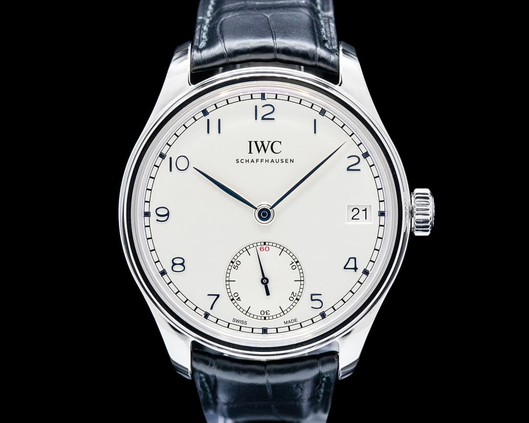 IWC IW510203 Portugieser Hand-Wound Eight Days SS Silver Dial