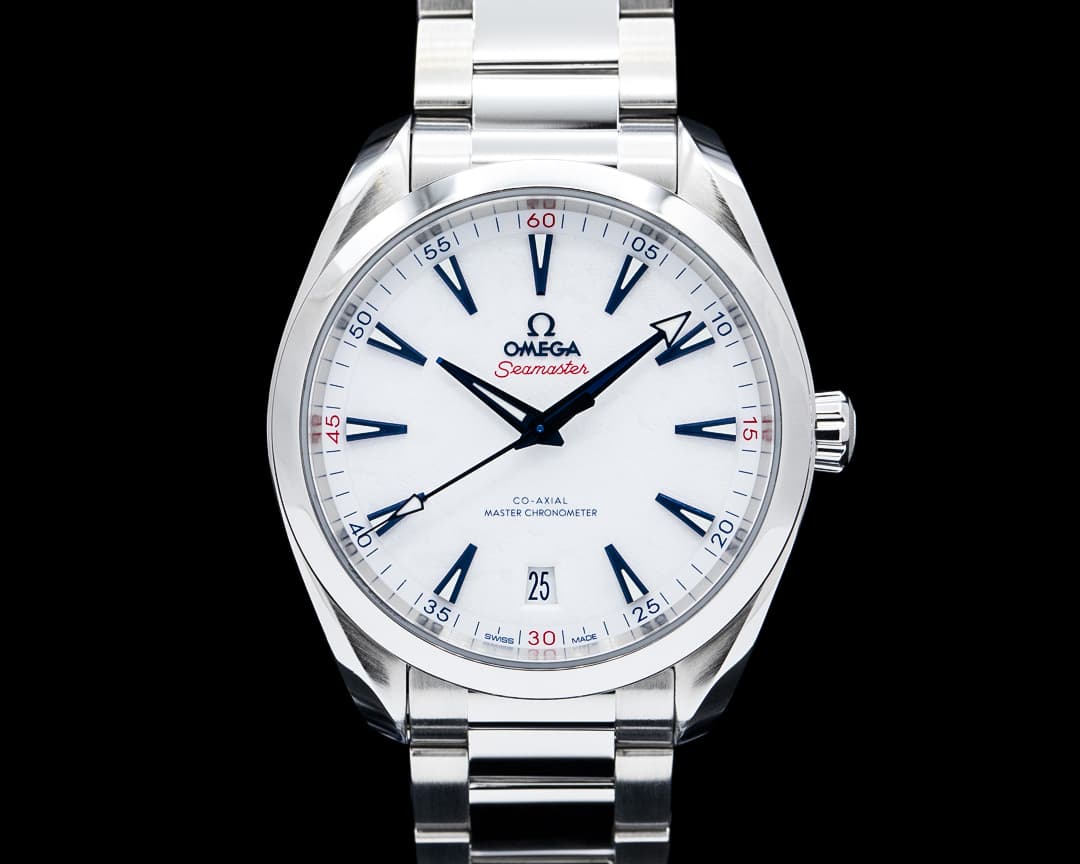 Omega Seamaster Aqua Terra 150M Olympics Edition SS White Dial