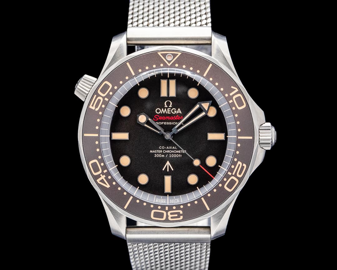 Omega Seamaster Diver 300M 007 Edition Titanium Black Dial