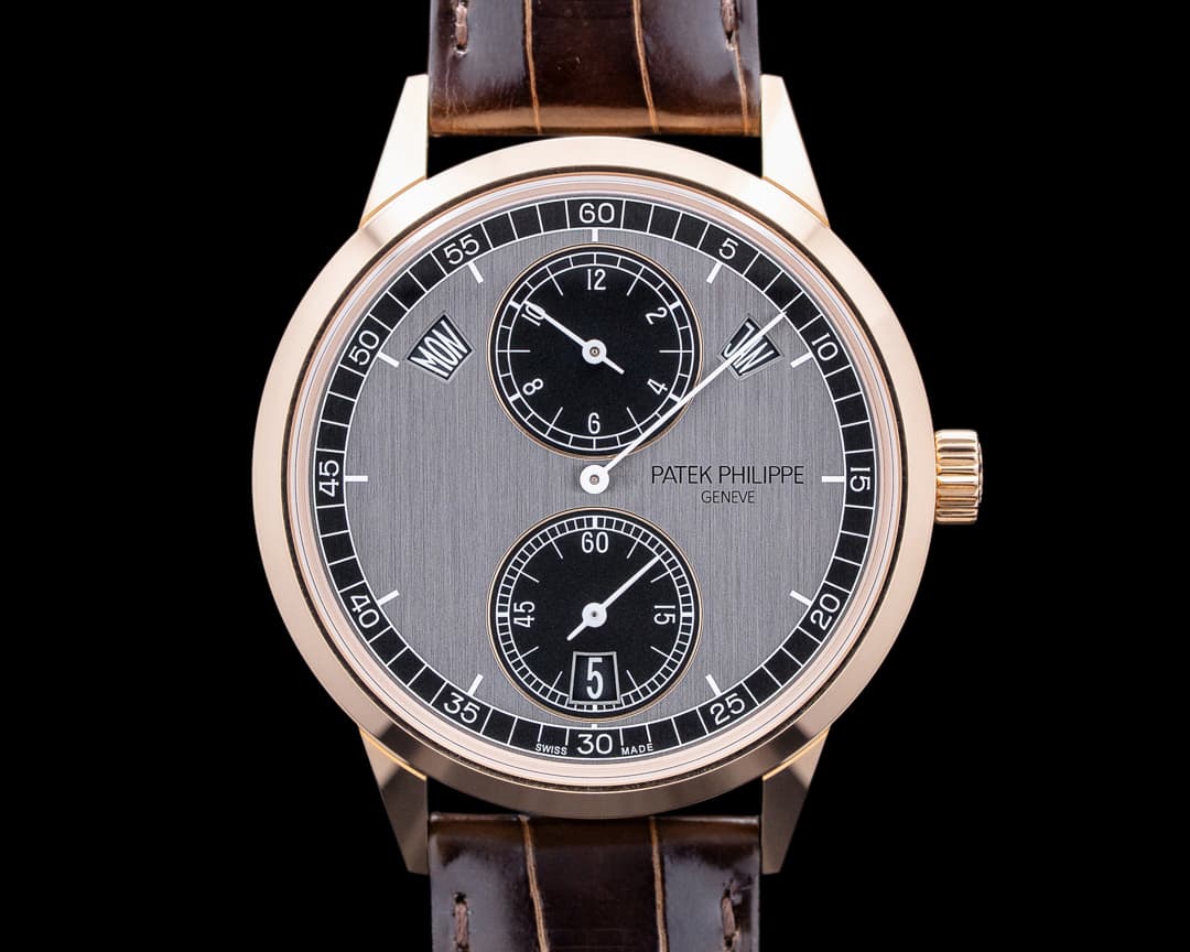 Patek Philippe 5235/50R Regulator Annual Calendar 18K Rose Gold Gray Dial
