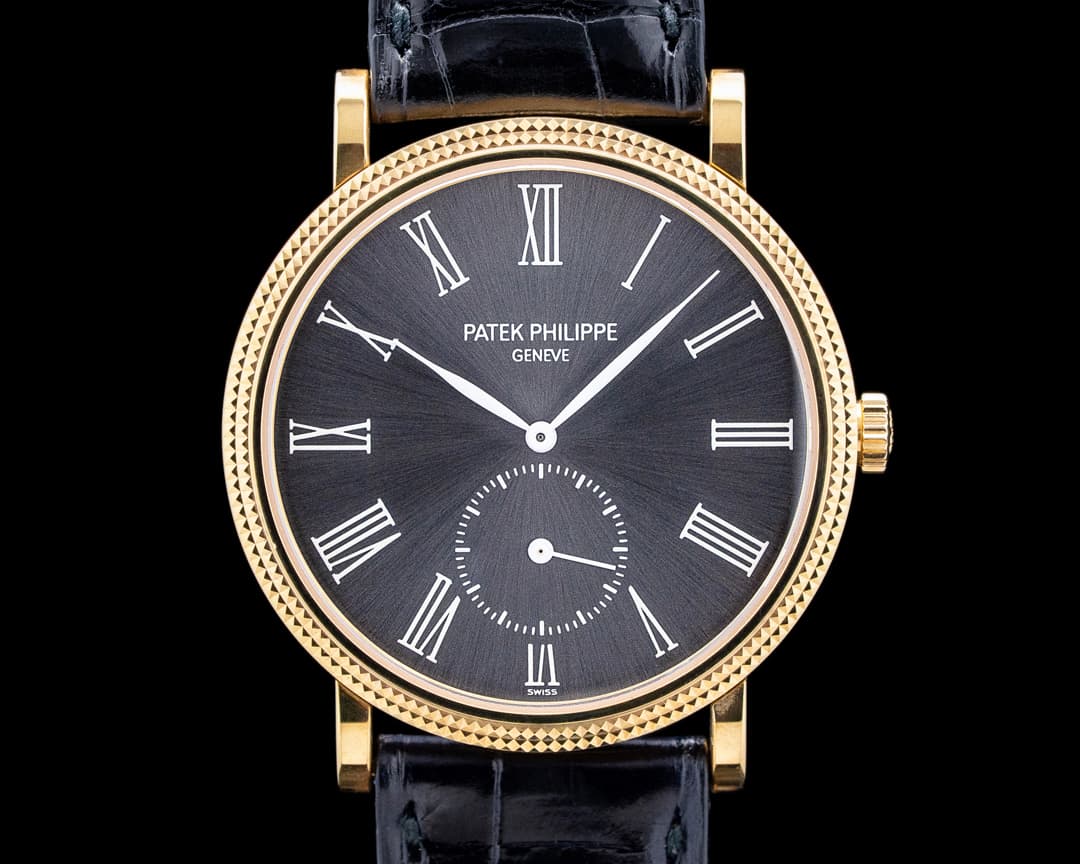 Patek Philippe 3919J Calatrava 18K Yellow Gold Gray Dial UNWORN