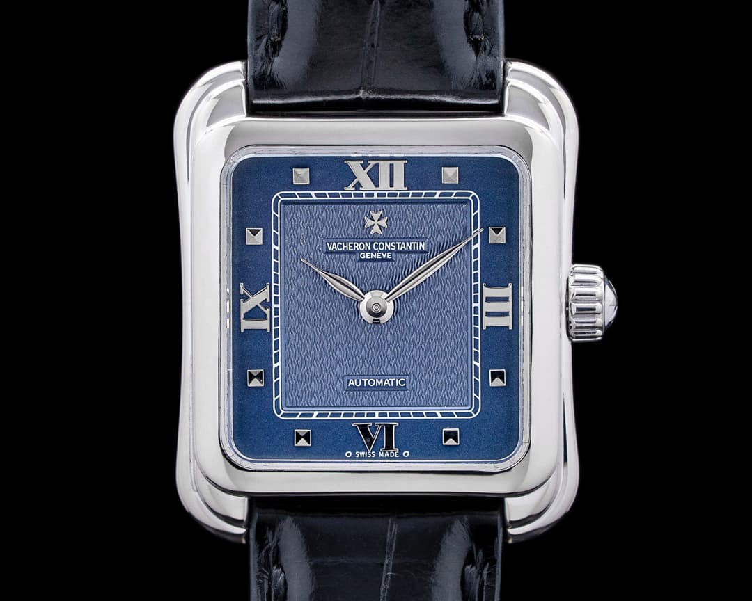 Vacheron Constantin 42100 Historiques Toledo 18K White Gold Blue Dial