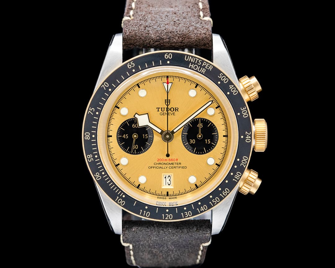 Tudor 79363N Black Bay Chrono 18K Yellow Gold / SS Black Dial 2025