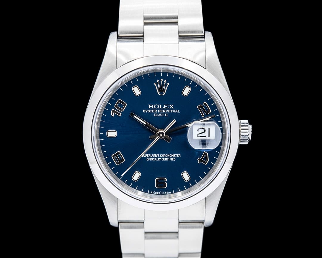 Rolex 15200 Oyster Perpetual Date SS Blue Dial