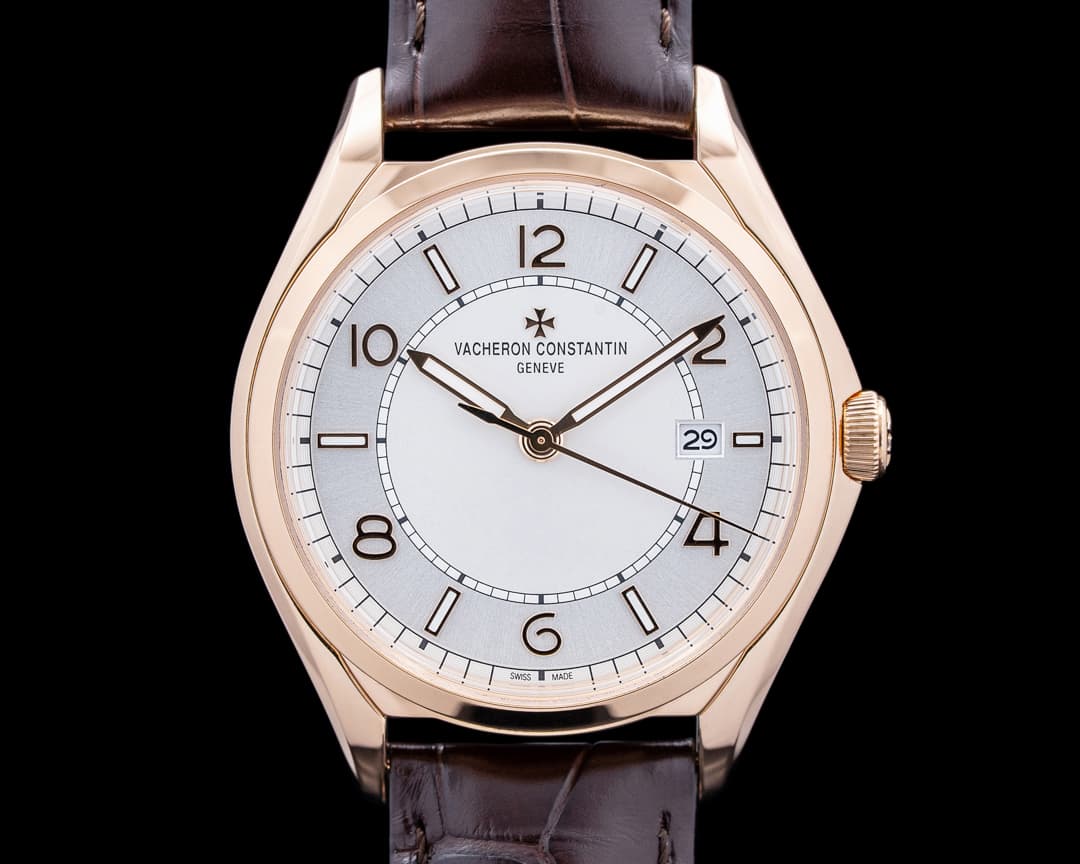 Vacheron Constantin 4600E Fiftysix Self-Winding 18K Rose Gold Silver Dial