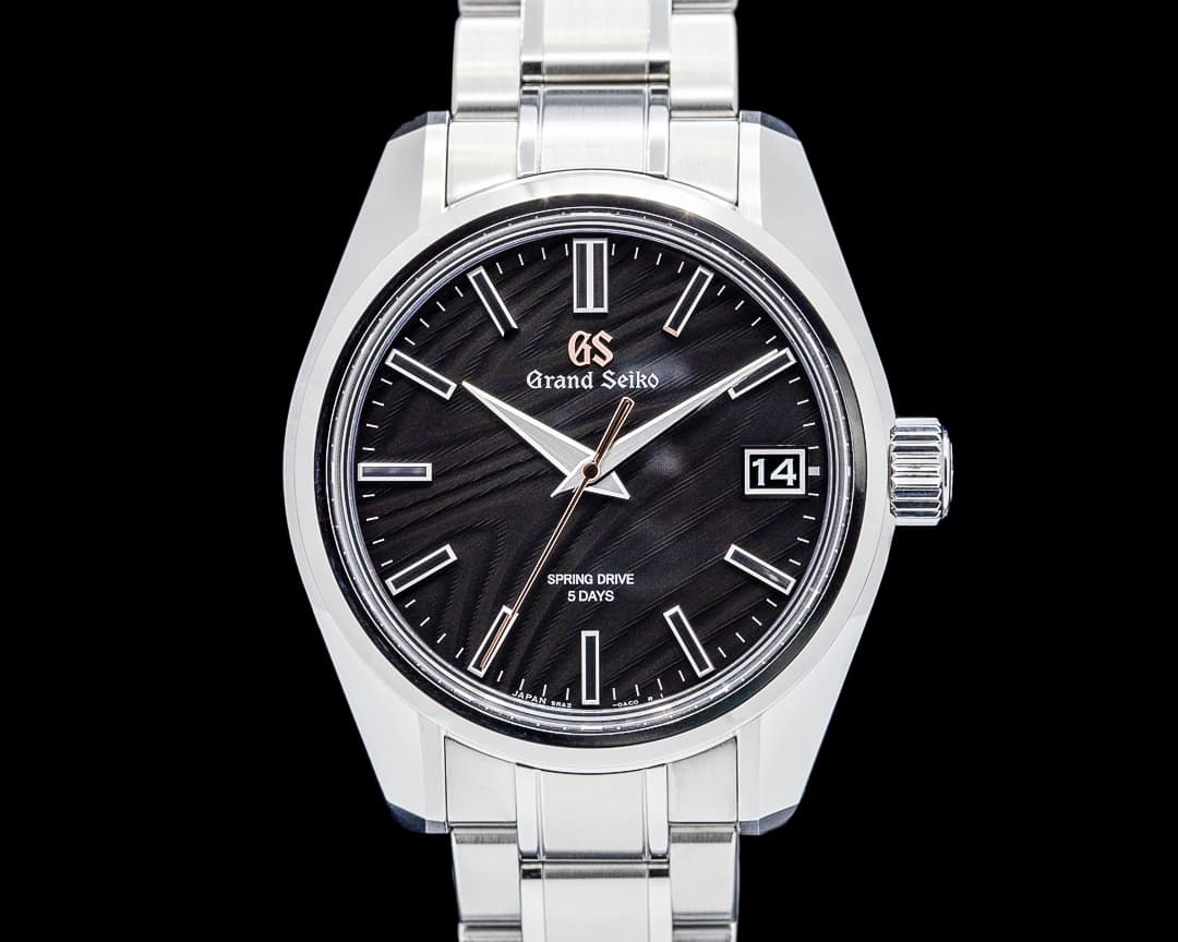 Grand Seiko SLGA013G Heritage Collection Spring Drive SS Black Dial LIMITED