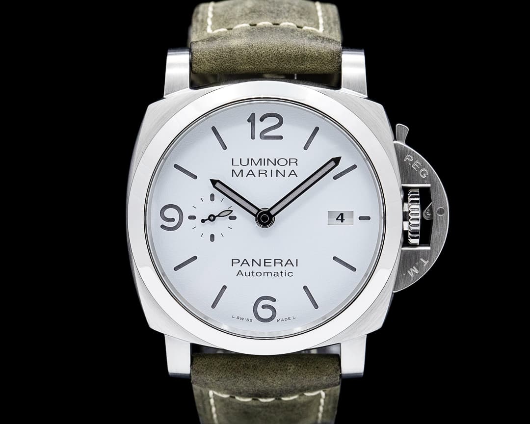 Panerai PAM01314 Luminor Marina SS White Dial