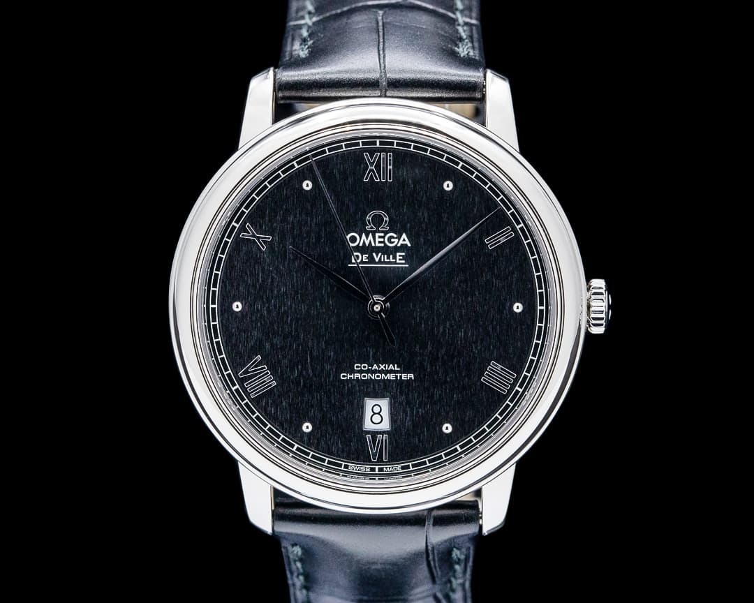 Omega De Ville Prestige SS Black Dial