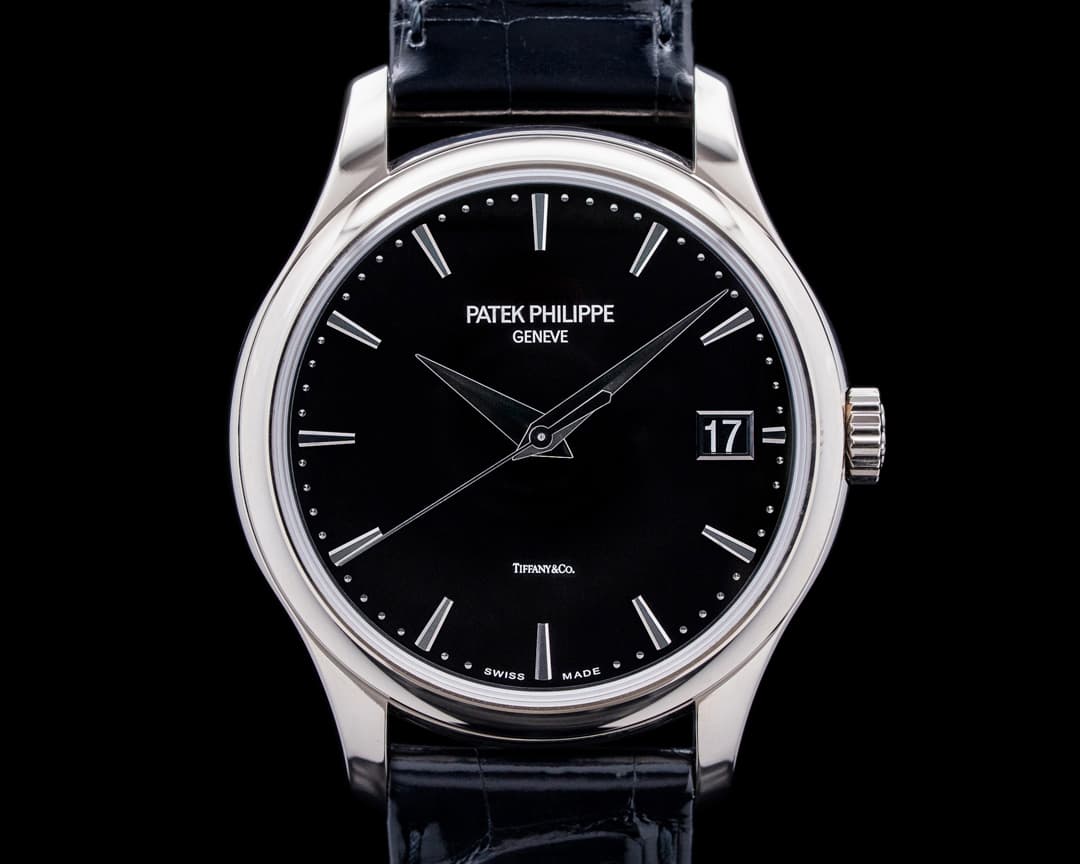 Patek Philippe 5227G Calatrava 18K White Gold Black Dial "TIFFANY & CO."