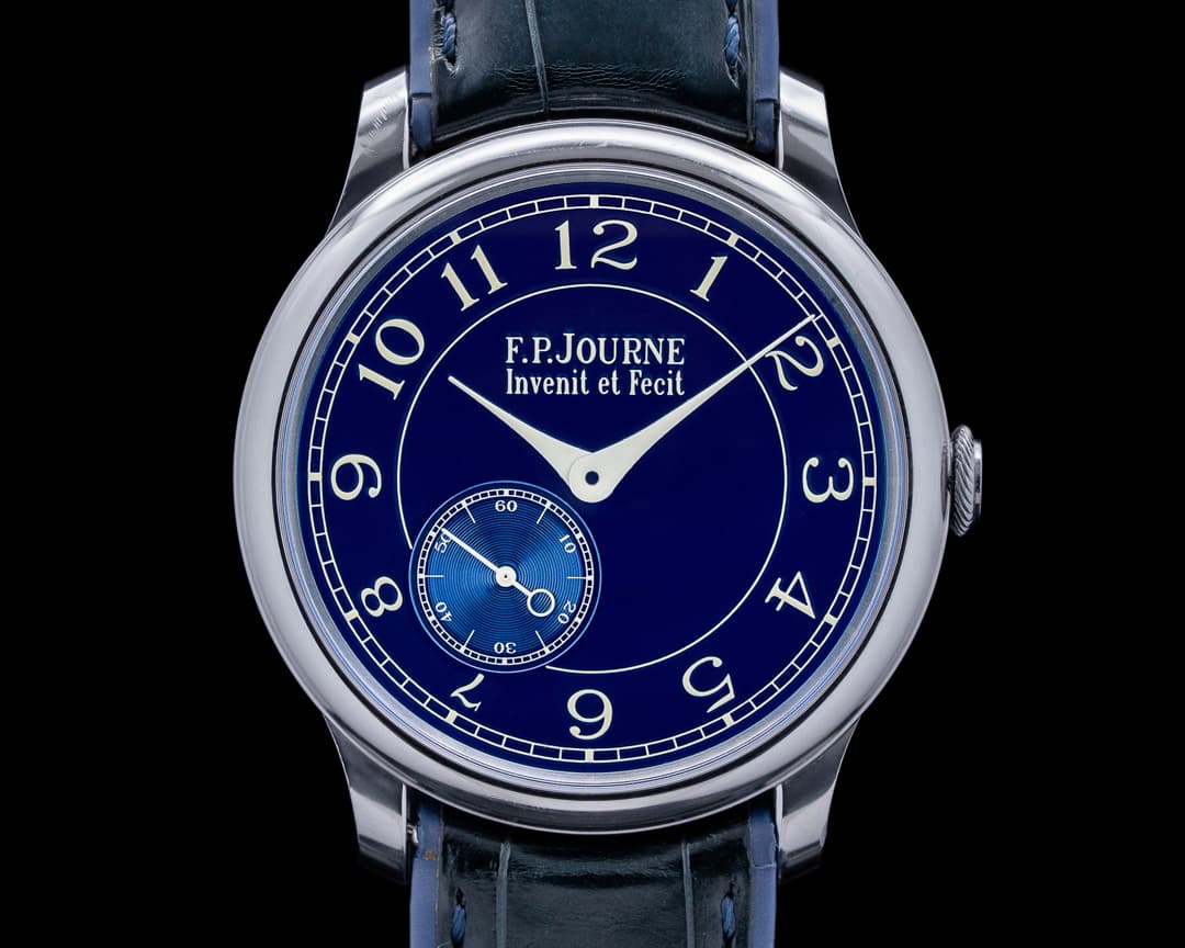 F.P. Journe Chronometre Bleu Tantalum Blue Dial