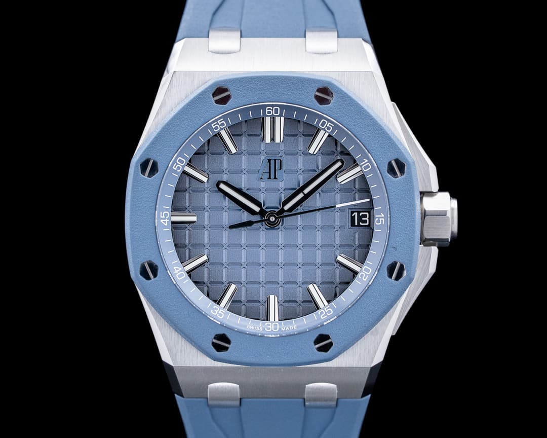 Audemars Piguet 15605SK Royal Oak Offshore Selfwinding SS Blue Dial