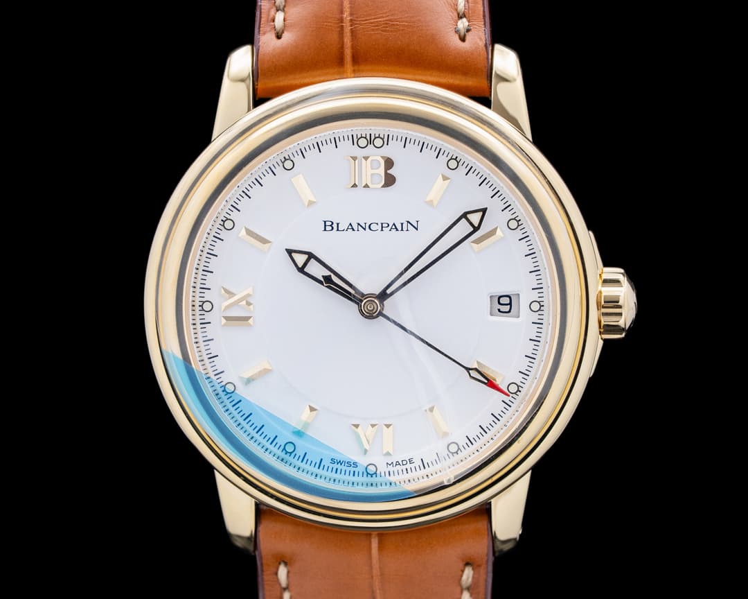 Blancpain 2100 Leman Ultra Slim 18K Yellow Gold Ivory Dial
