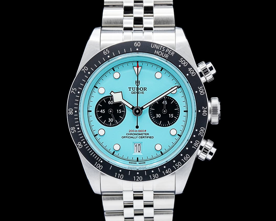 Tudor 79360N Black Bay Chrono Flamingo Blue SS Blue Dial 2025