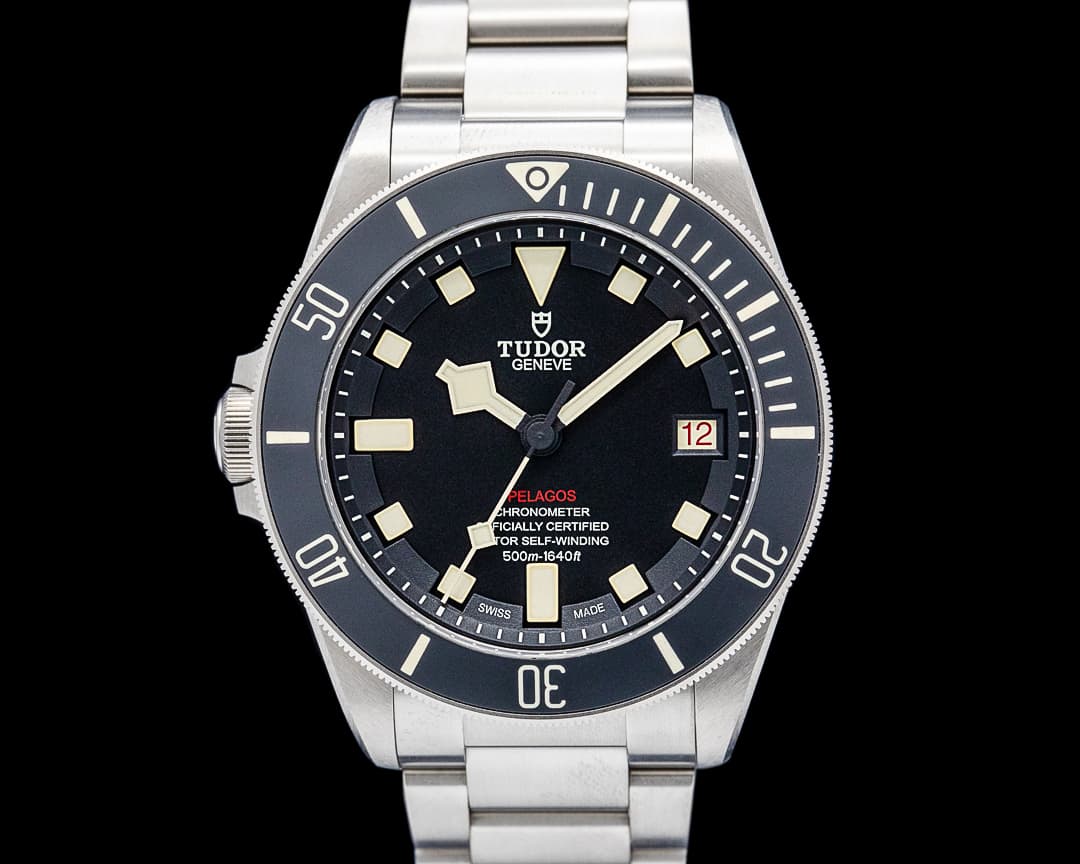 Tudor 25610TNL Pelagos LHD Titanium Black Dial