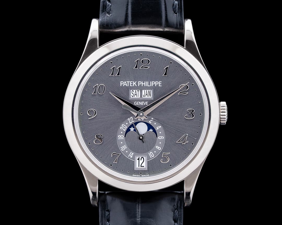 Patek Philippe 5396G Complications Annual Calendar 18K WG Gray Arabic Dial