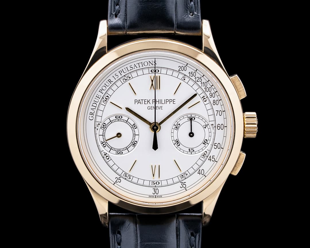 Patek Philippe 5170J Chronograph 18K Yellow Gold Silver Dial
