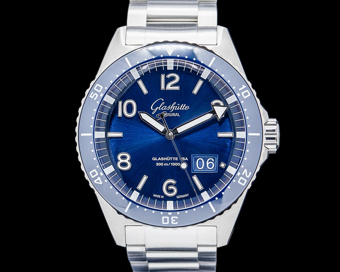 Glashütte Original SeaQ Panorama Date SS Blue Dial
