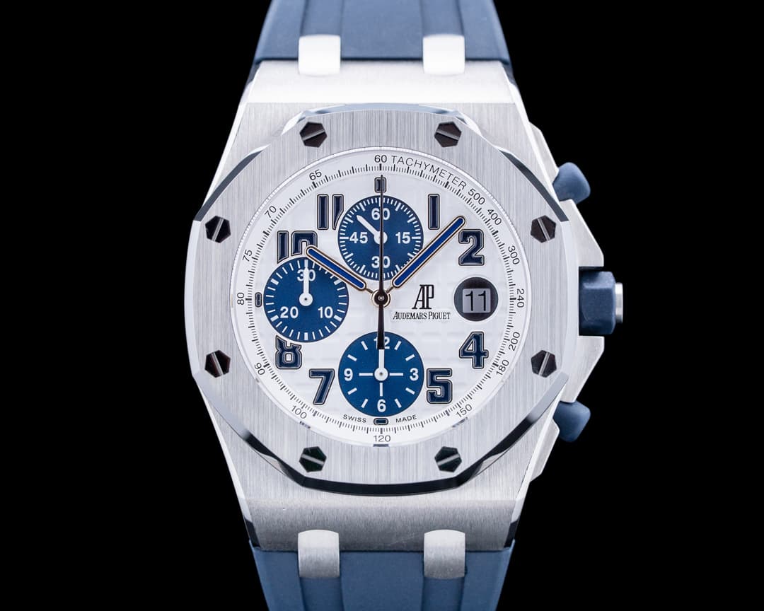 Audemars Piguet 26170ST Royal Oak Offshore Navy SS White Dial