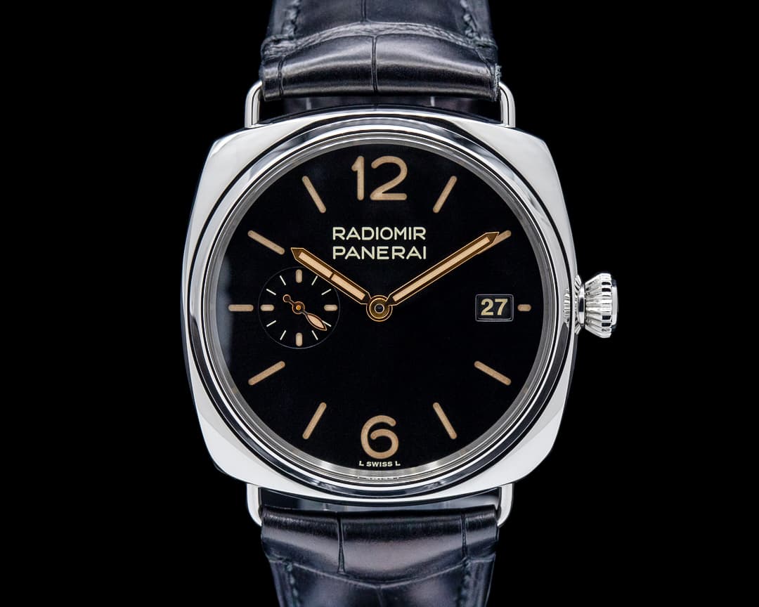 Panerai PAM01294 Radiomir Quaranta SS Black "Sandwich" Dial