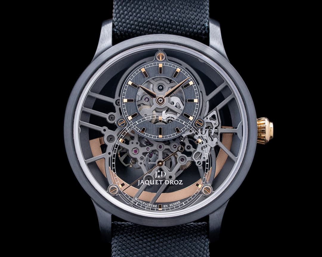 Jaquet Droz J003525540 Grande Seconde Skelet-One Ceramic Skeleton Dial UNWORN