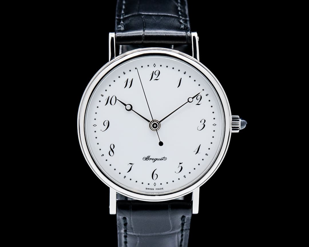 Breguet 1775PT Classique Platinum White Enamel Dial LIMITED RARE