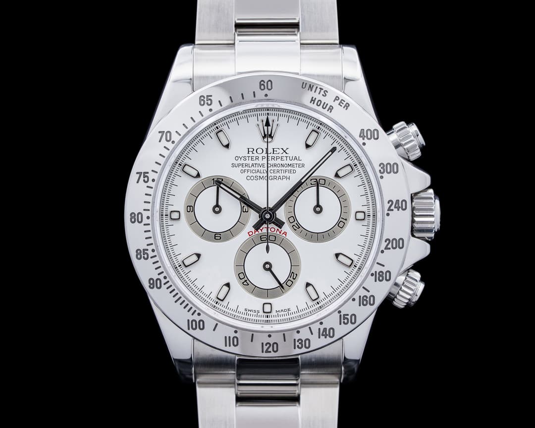 Rolex 116520 Daytona Stainless Steel White Dial