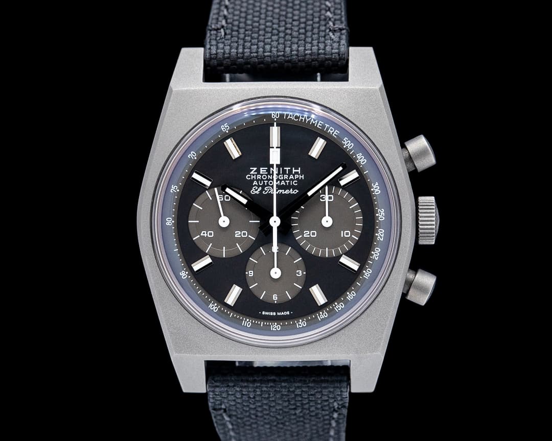 Zenith Chronomaster Revival Shadow Titanium Black Dial