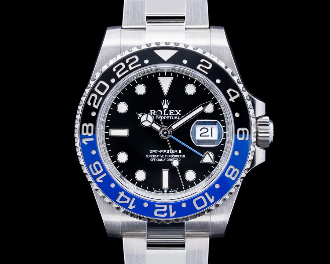 Rolex 126710BLNR GMT-Master II "Batman" SS Black Dial