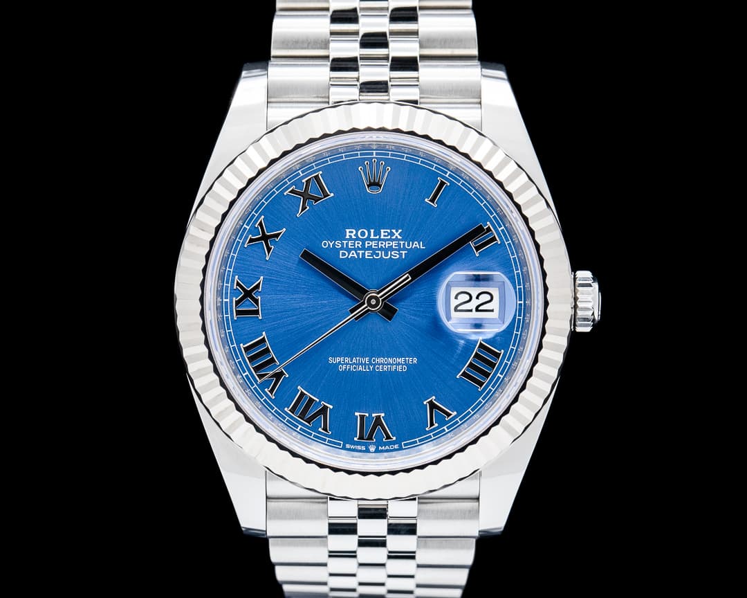 Rolex 126334 Datejust 41 Jubilee SS Blue Roman Dial 2025