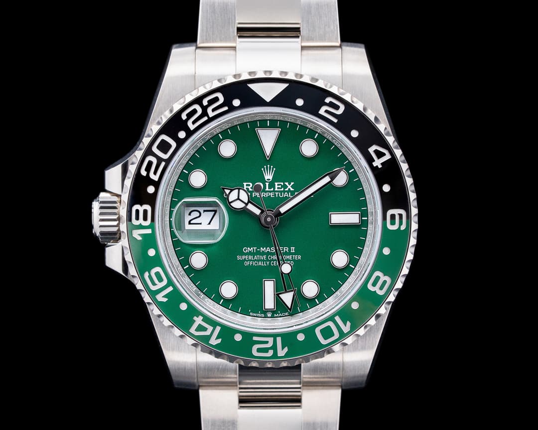 Rolex GMT-Master II 18K White Gold Green Dial 2025