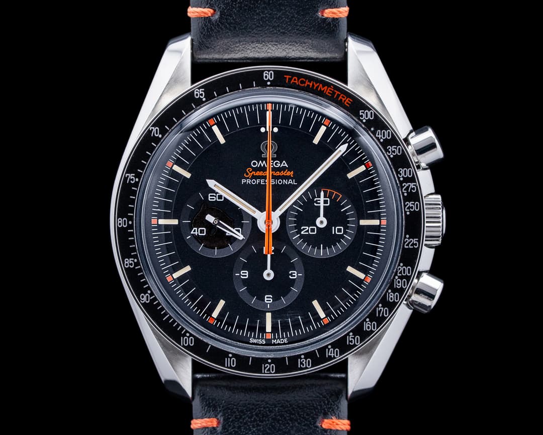 Omega Speedmaster Speedy Tuesday Ultraman SS Black Dial