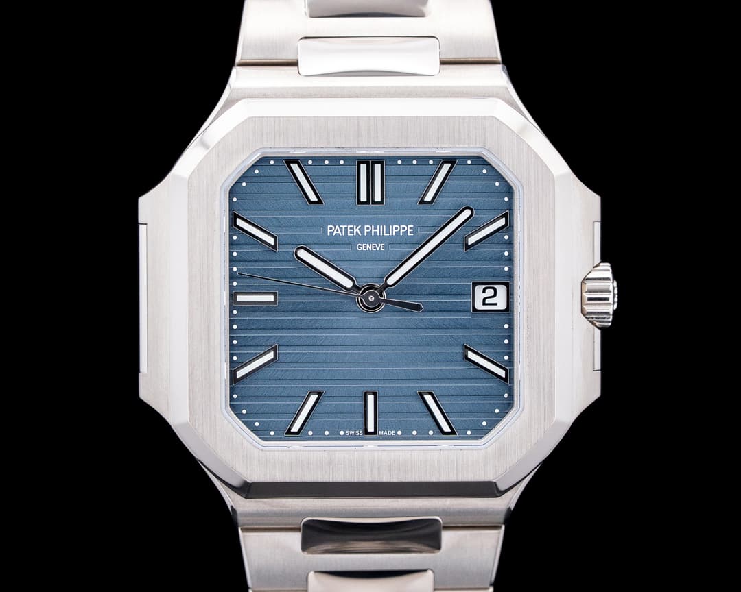 Patek Philippe 7128/1G-001 Cubitus 18K White Gold Sunburst Blue Dial 2026