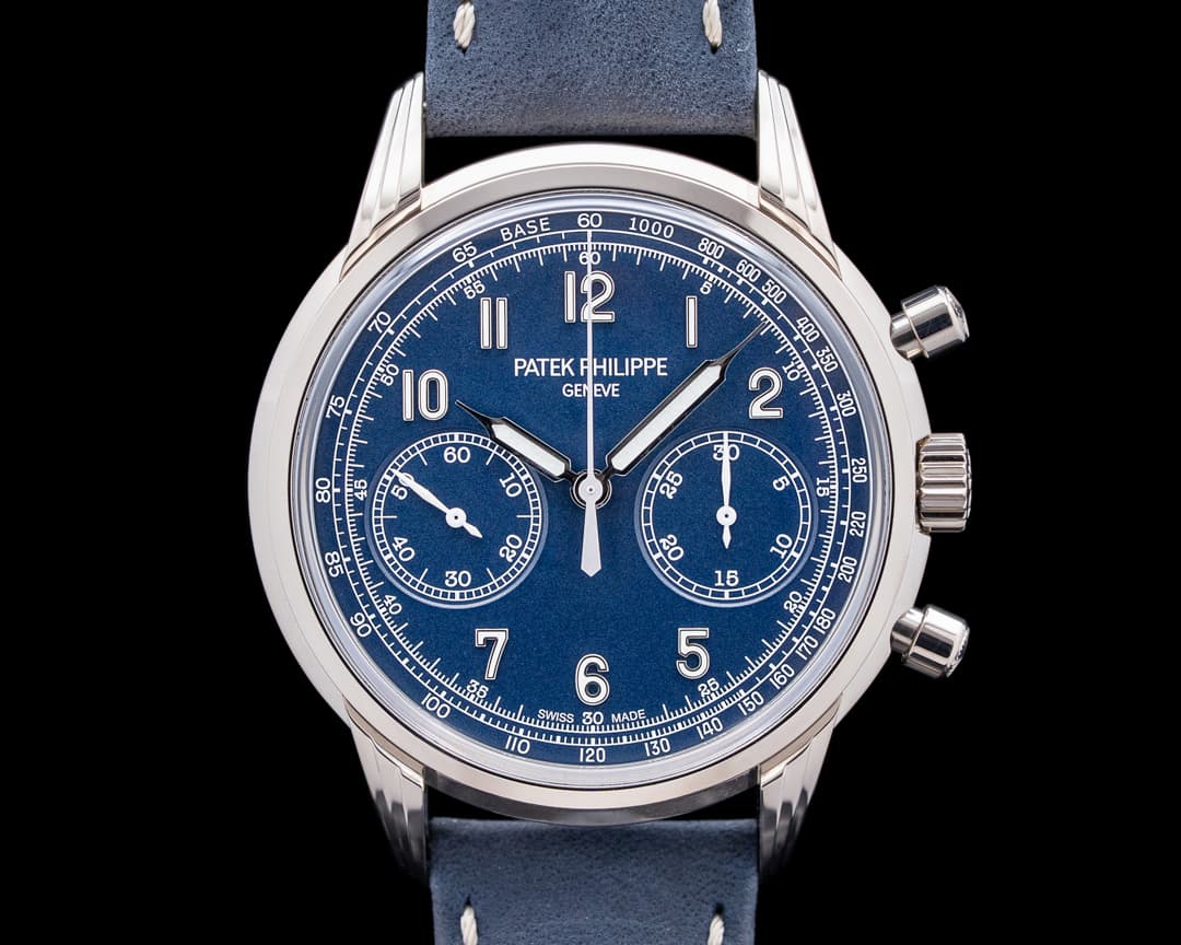 Patek Philippe 5172G Chronograph 18K White Gold Blue Dial