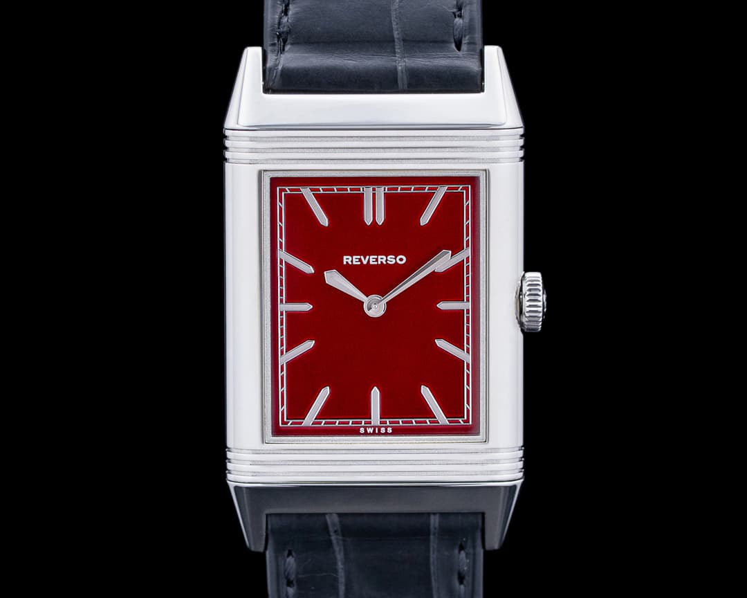 Jaeger LeCoultre 278856J Grande Reverso Ultra Thin 1931 Rouge SS Red Dial