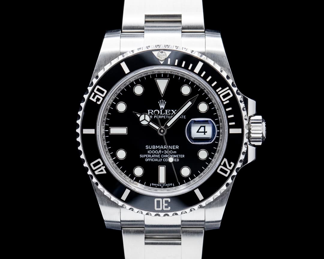 Rolex 116610LN Submariner Ceramic SS Black Dial
