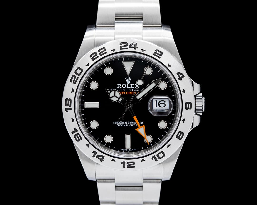 Rolex 216570 Explorer II SS Black Dial