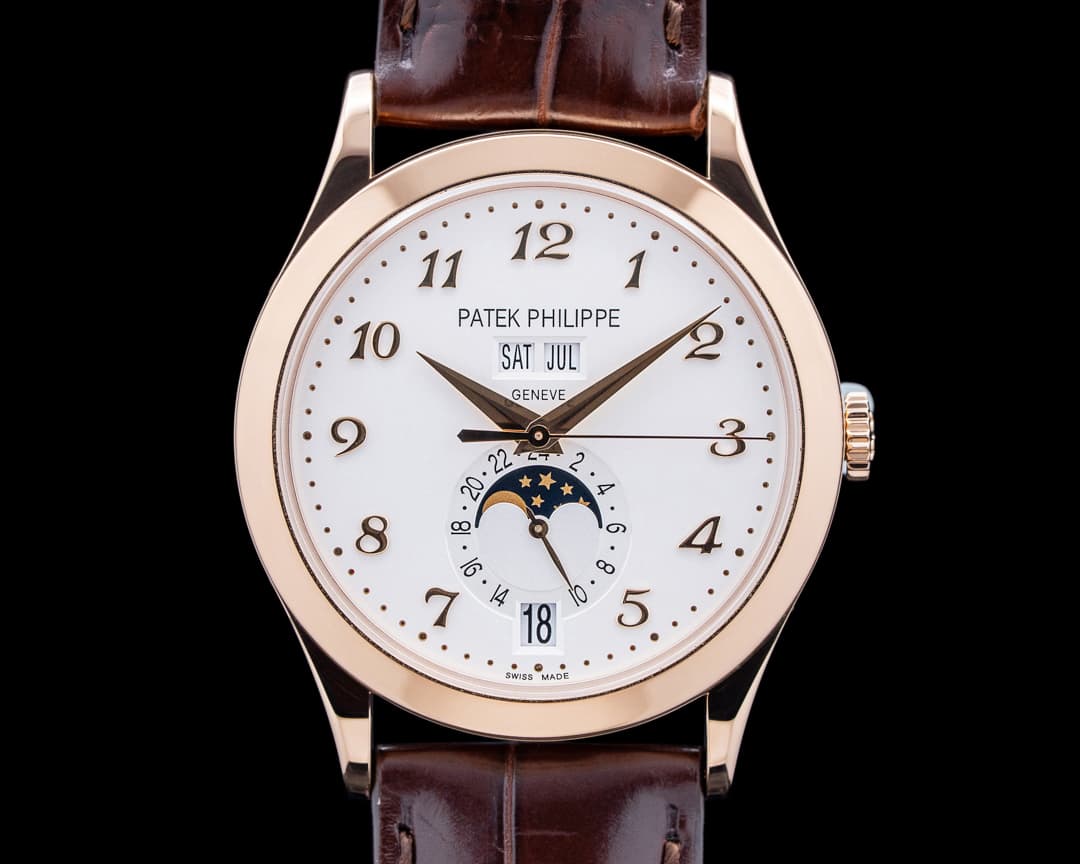 Patek Philippe 5396R Annual Calendar 18K Rose Gold Silver Dial