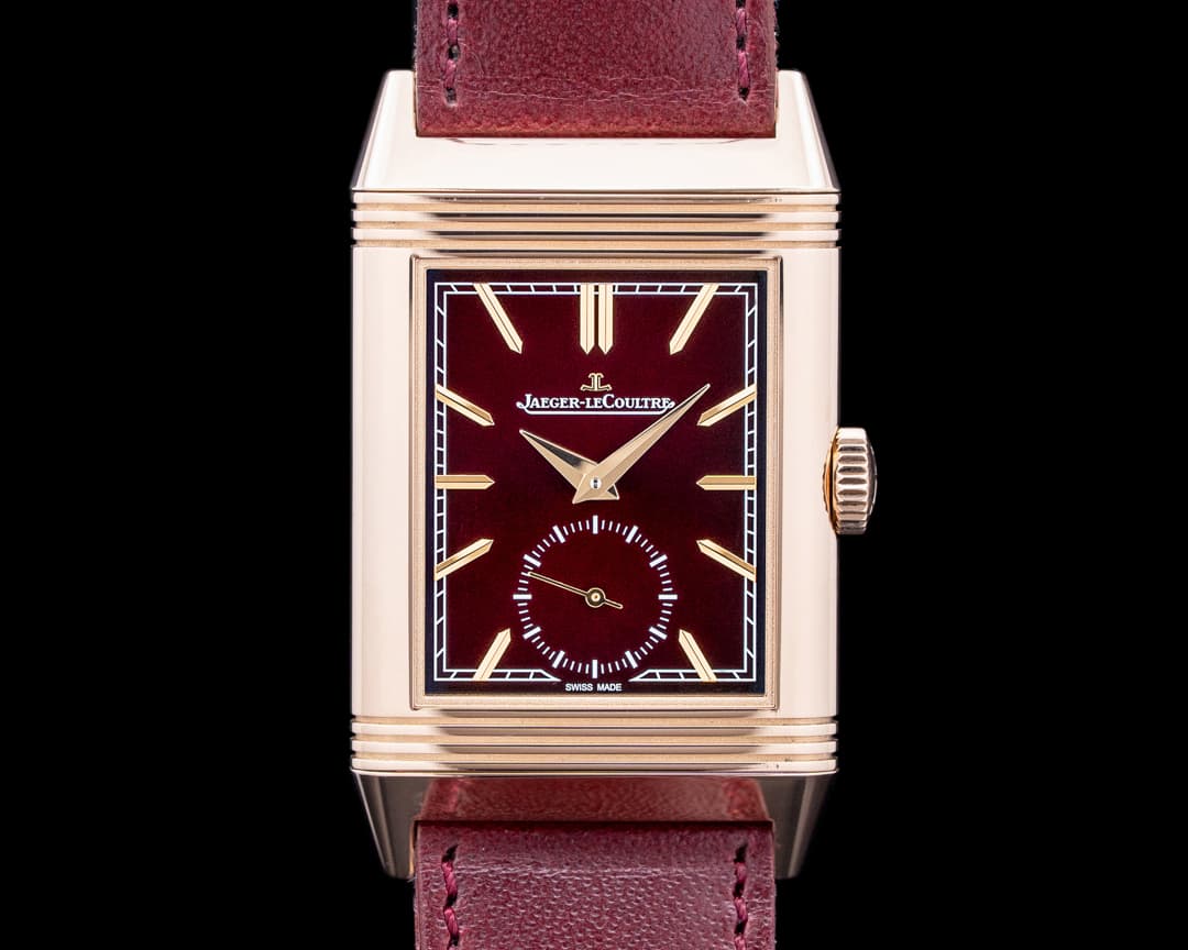 Jaeger-LeCoultre Reverso Tribute Monoface Small Seconds 18K RG Burgundy Dial 2025