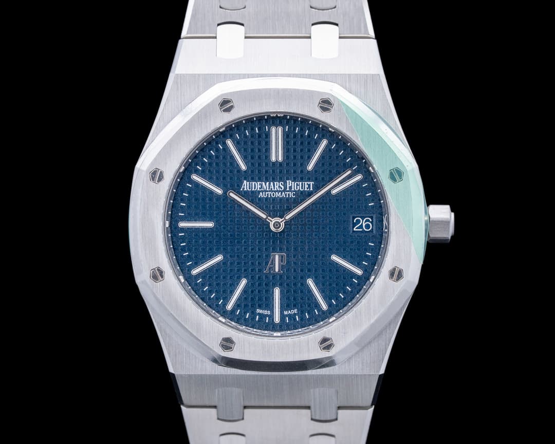 Audemars Piguet 16202ST Royal Oak Jumbo Extra-Thin SS Blue Dial