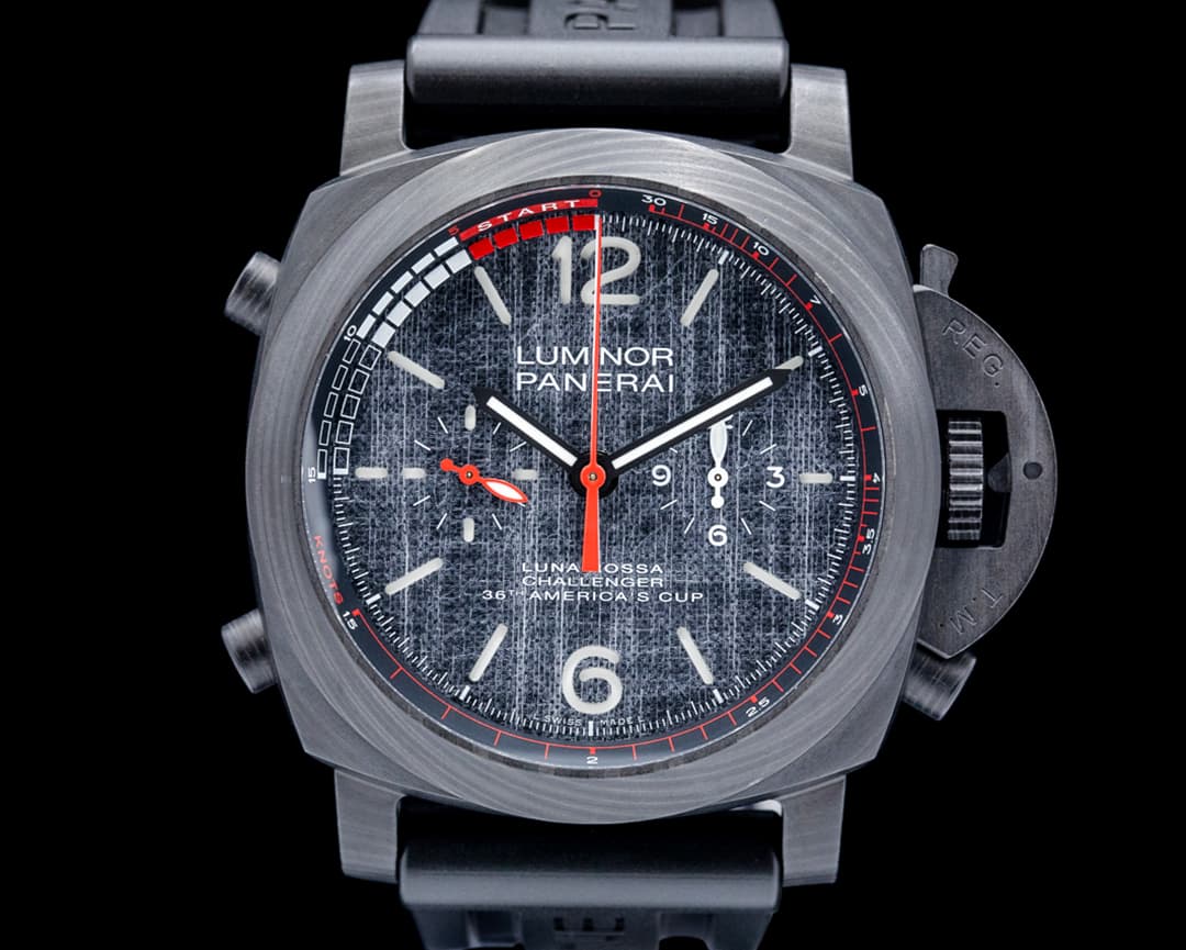 Image of Panerai PAM01038 Luminor "Luna Rossa Regatta" Titanium Gray Dial