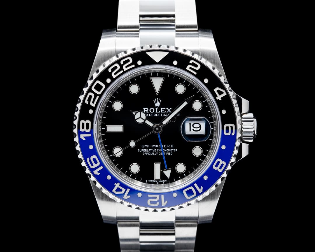 Rolex 116710BLNR GMT-Master II "Batman" SS Black Dial