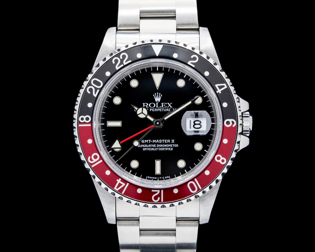 Rolex 16710A GMT-Master II "Coke" SS Black Dial Circa. 1997