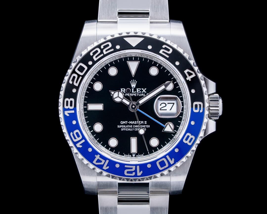 Rolex 126710BLNR GMT-Master II "Batman" SS Black Dial