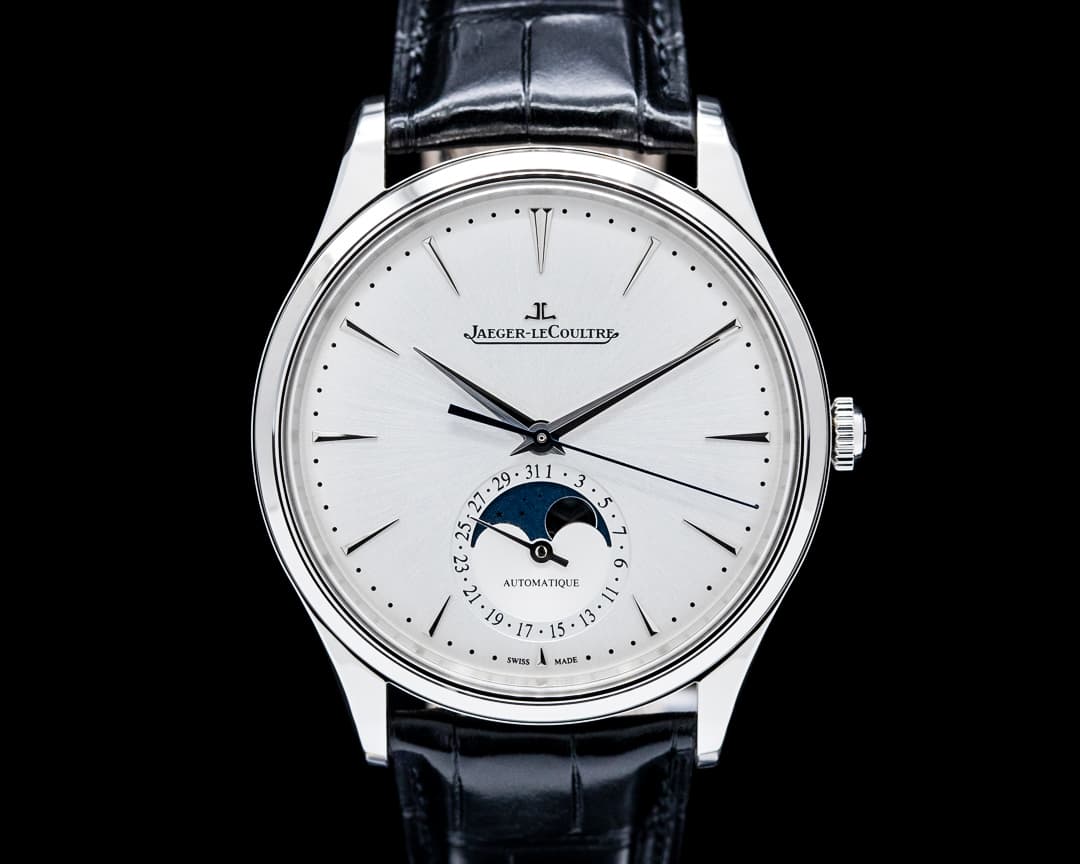 Jaeger LeCoultre Q1368430 Master Ultra Thin Moon SS Silver Dial