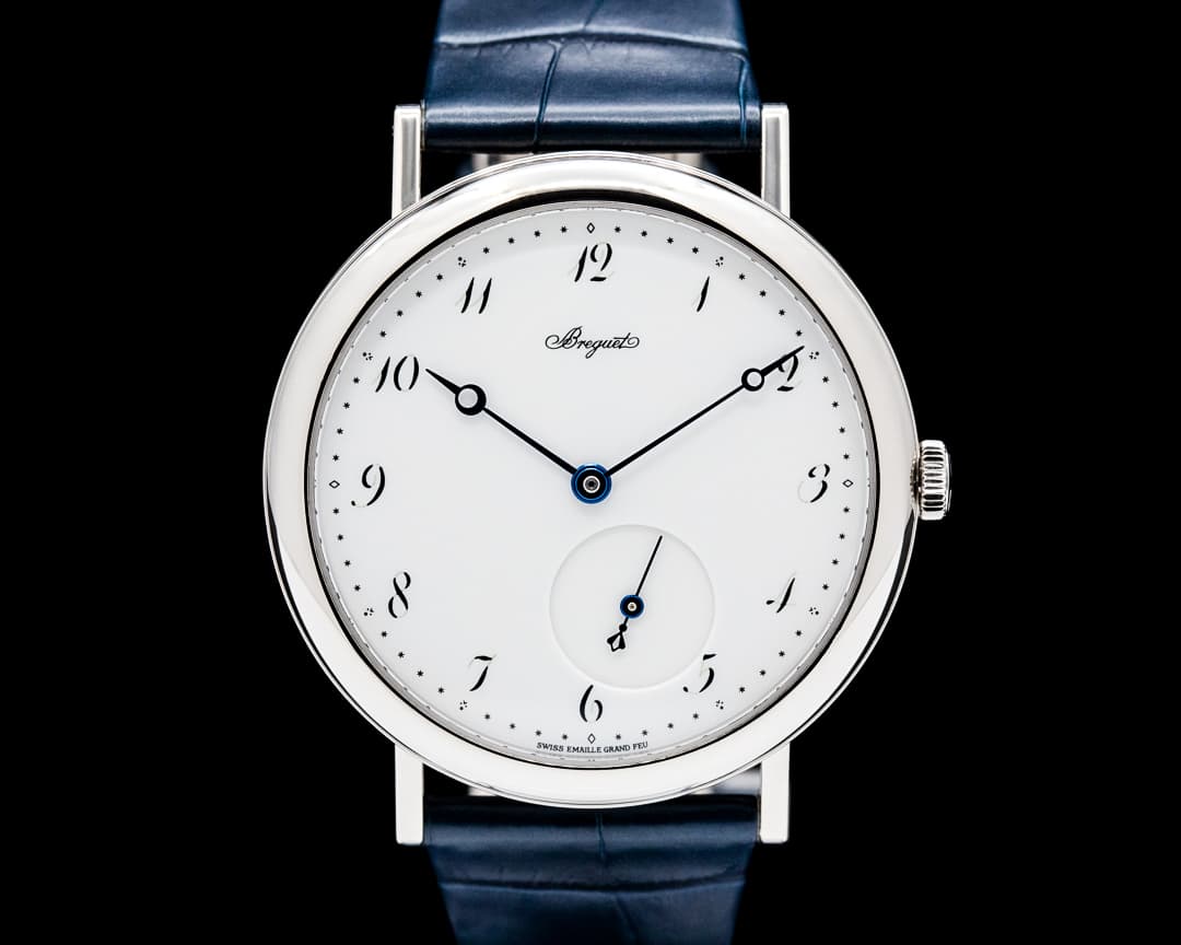 Breguet 5140BB Classique 5140 18K White Gold White Grand Feu Enamel Dial