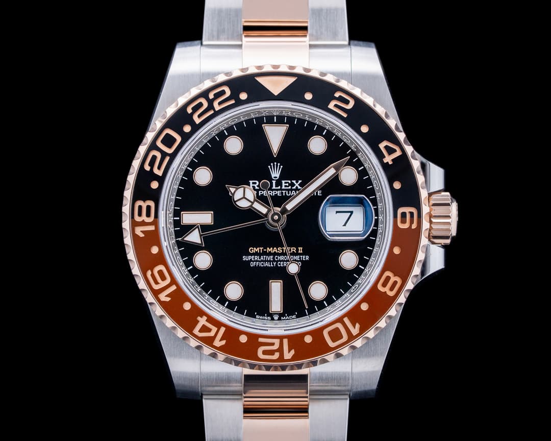 Rolex 126711CHNR GMT-Master II SS / 18K Everose Gold Black Dial 2025