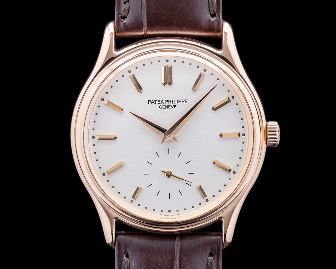 Patek Philippe 3923R Calatrava Manual Wind 18K Rose Gold Silver Dial