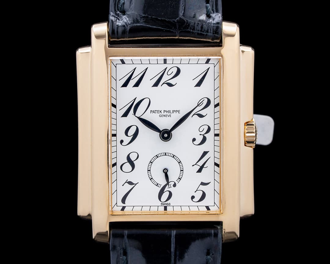 Patek Philippe 5024J Gondolo 18K Yellow Gold White Dial